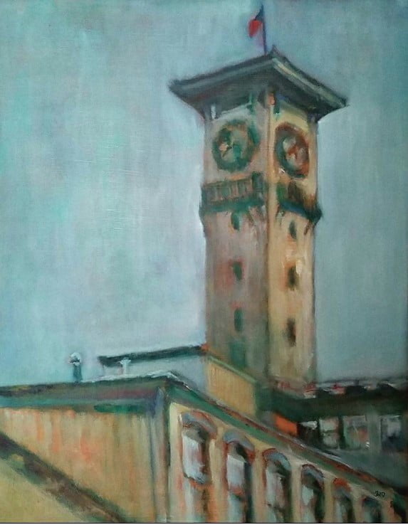 Jean Marc Debus Grundy clock tower