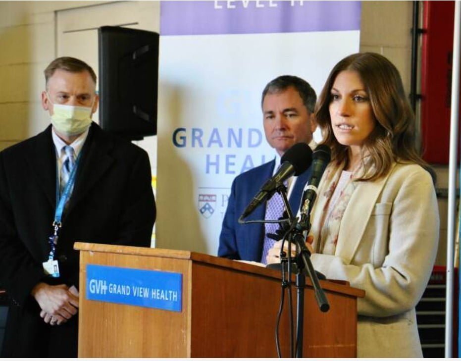 Grandview Health Bucks County announcement