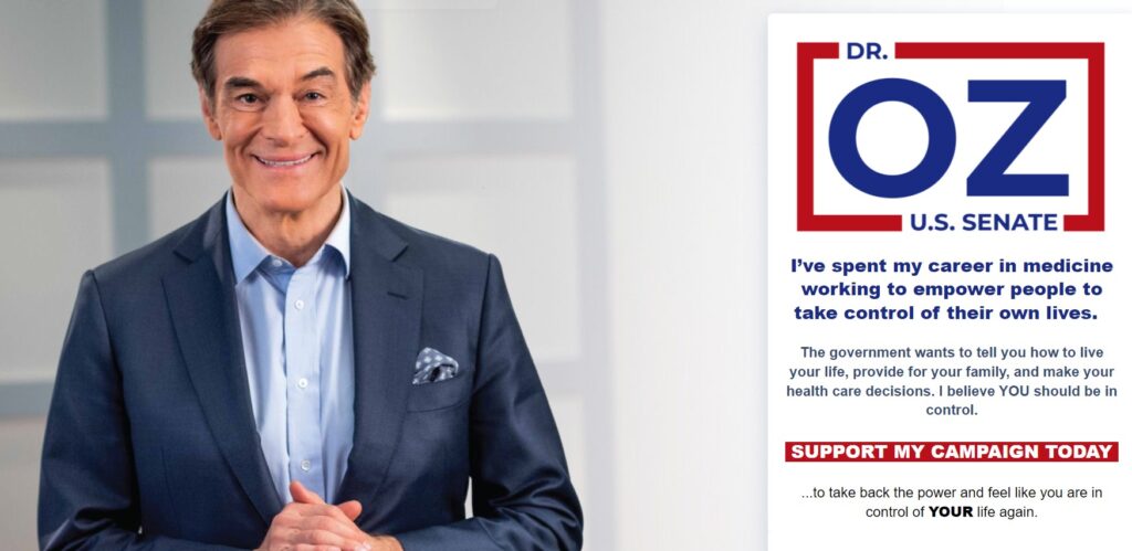 Dr Oz for Senate - Bucks County Beacon - Mehmet Oz Stops in Bucks County: That's News Why?