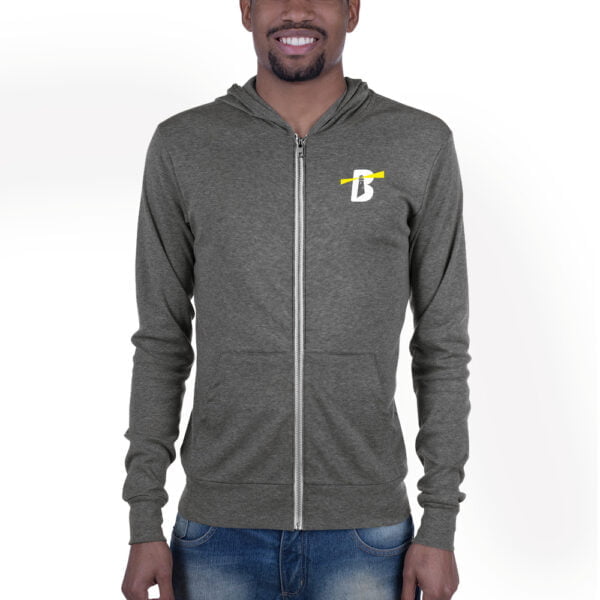 unisex lightweight zip hoodie grey triblend front 637502b0c060c - Bucks County Beacon - We the Media Unisex zip hoodie