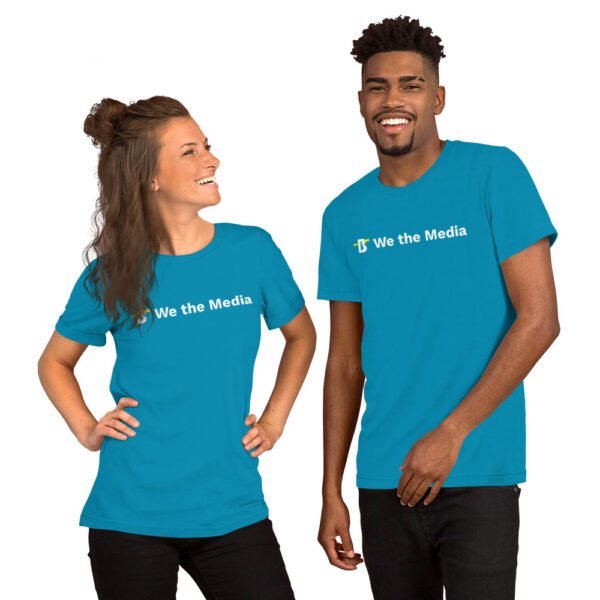 unisex staple t shirt aqua front 639768f68800b - Bucks County Beacon - Unisex t-shirt - We the Media