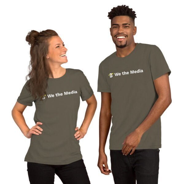 unisex staple t shirt army front 639768f67053d - Bucks County Beacon - Unisex t-shirt - We the Media