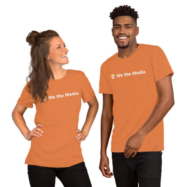 unisex staple t shirt burnt orange front 639768f6a0a6b - Bucks County Beacon - Unisex t-shirt - We the Media