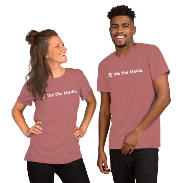unisex staple t shirt mauve front 639768f6926bb - Bucks County Beacon - Unisex t-shirt - We the Media