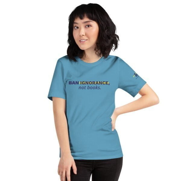 unisex staple t shirt ocean blue front 63dac4924c9da - Bucks County Beacon - "Ban Ignorance, not books." Unisex t-shirt