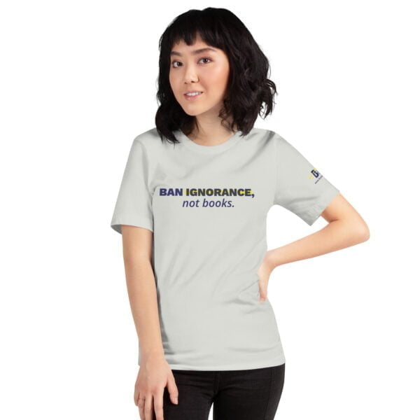 unisex staple t shirt silver front 63dac49270ef4 - Bucks County Beacon - "Ban Ignorance, not books." Unisex t-shirt