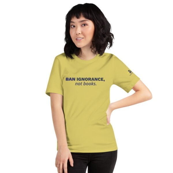unisex staple t shirt strobe front 63dac49251b97 - Bucks County Beacon - "Ban Ignorance, not books." Unisex t-shirt