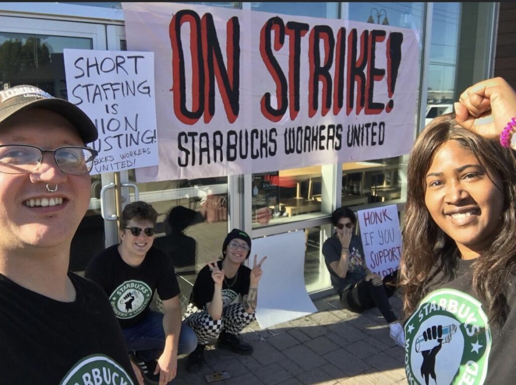 Starbucks Workers Strike - Bucks County Beacon - This Labor Day, Support the Union Wave