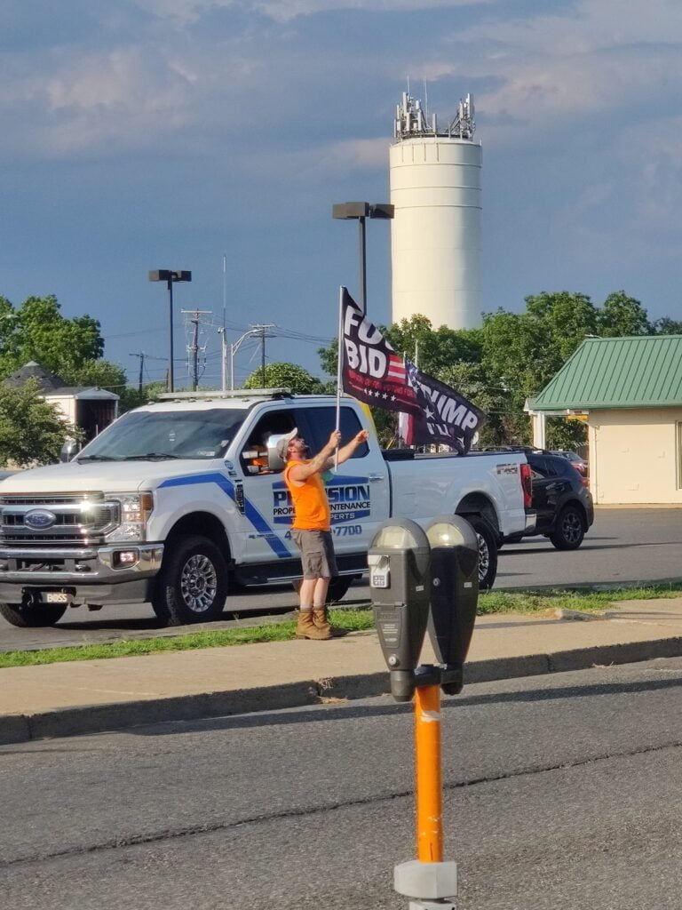 Precision Maintenance Property Workers July 22 2022 - Bucks County Beacon - Quakertown Couple Advocates Support for Abortion Rights with Weekly Rallies