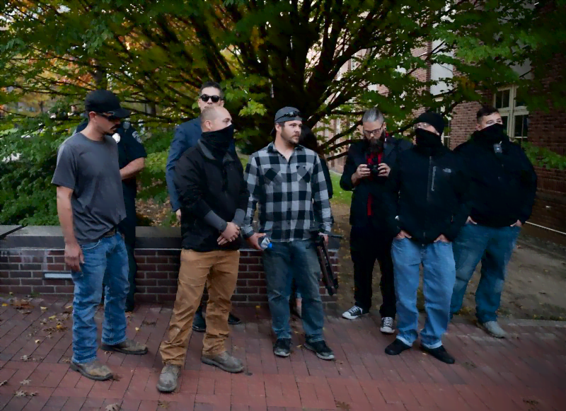 image 16 - Bucks County Beacon - Photo Essay: Right-wing Violence Leads to Cancellation of Proud Boys Founder's Talk at Penn State