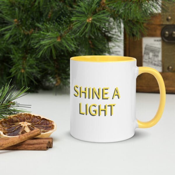 white ceramic mug with color inside yellow 11oz right 6398d7606bfb3