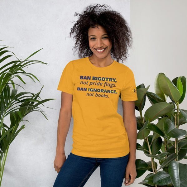 unisex staple t shirt mustard front 63c80dbcac3ac