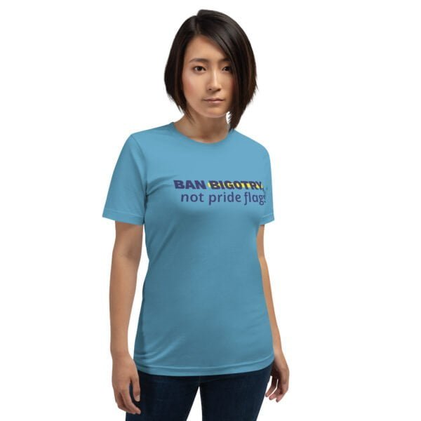unisex staple t shirt ocean blue front 63d991a9cad25