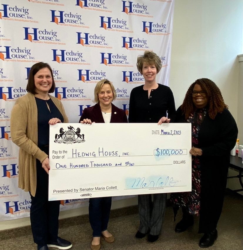 Sen Collett Hedwig House Announcement - Bucks County Beacon - Hedwig House To Benefit From $100,000 Grant Secured By State Senator Maria Collett