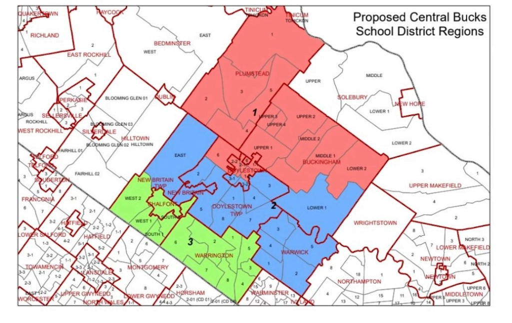 image 2 - Bucks County Beacon - Central Bucks School Board Director Voting Maps Court Hearing Scheduled For April 14