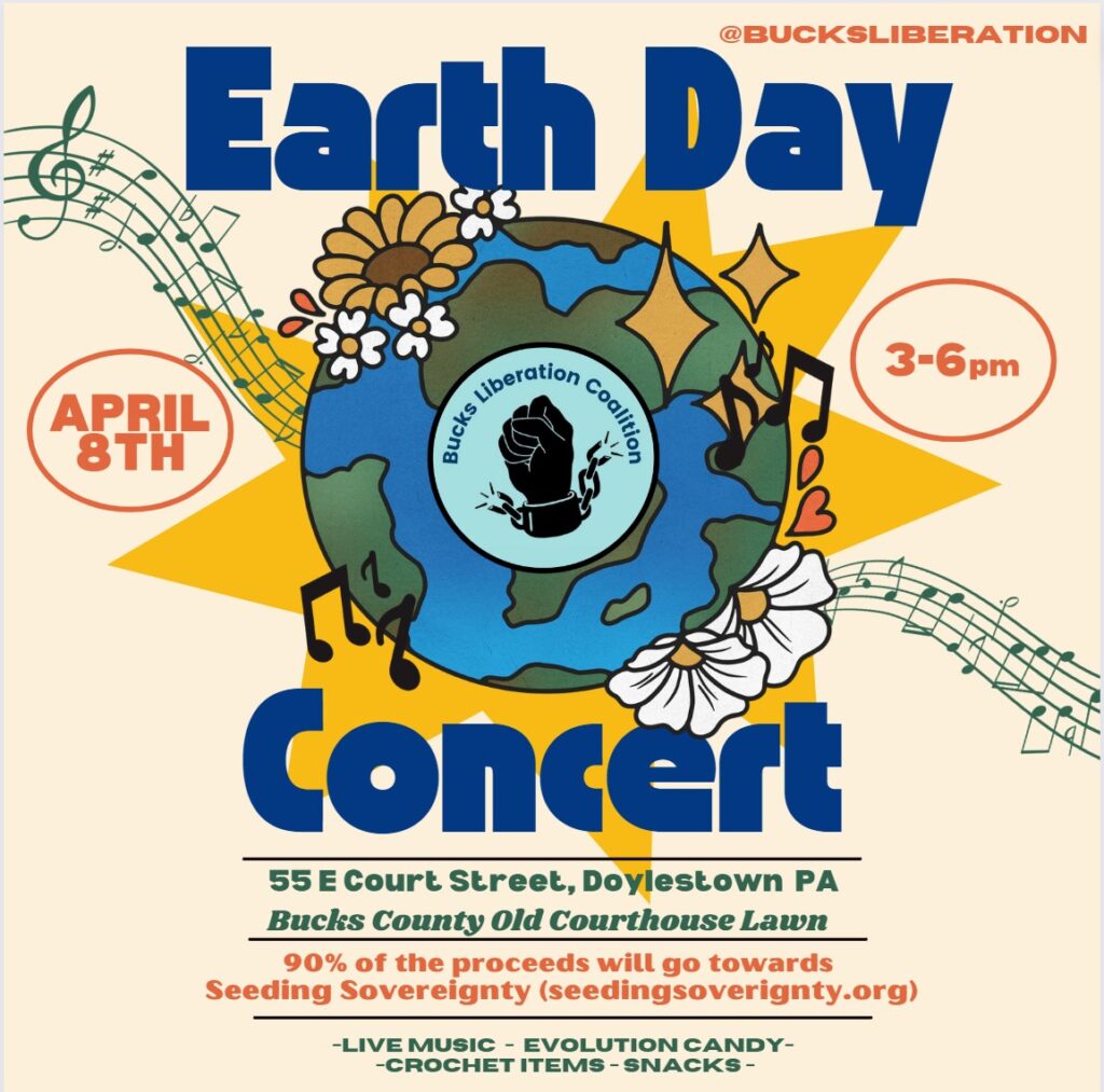 BLC Earth Day Concert Graphic - Bucks County Beacon - Bucks Liberation Coalition Hosting Earth Day Fundraiser Concert