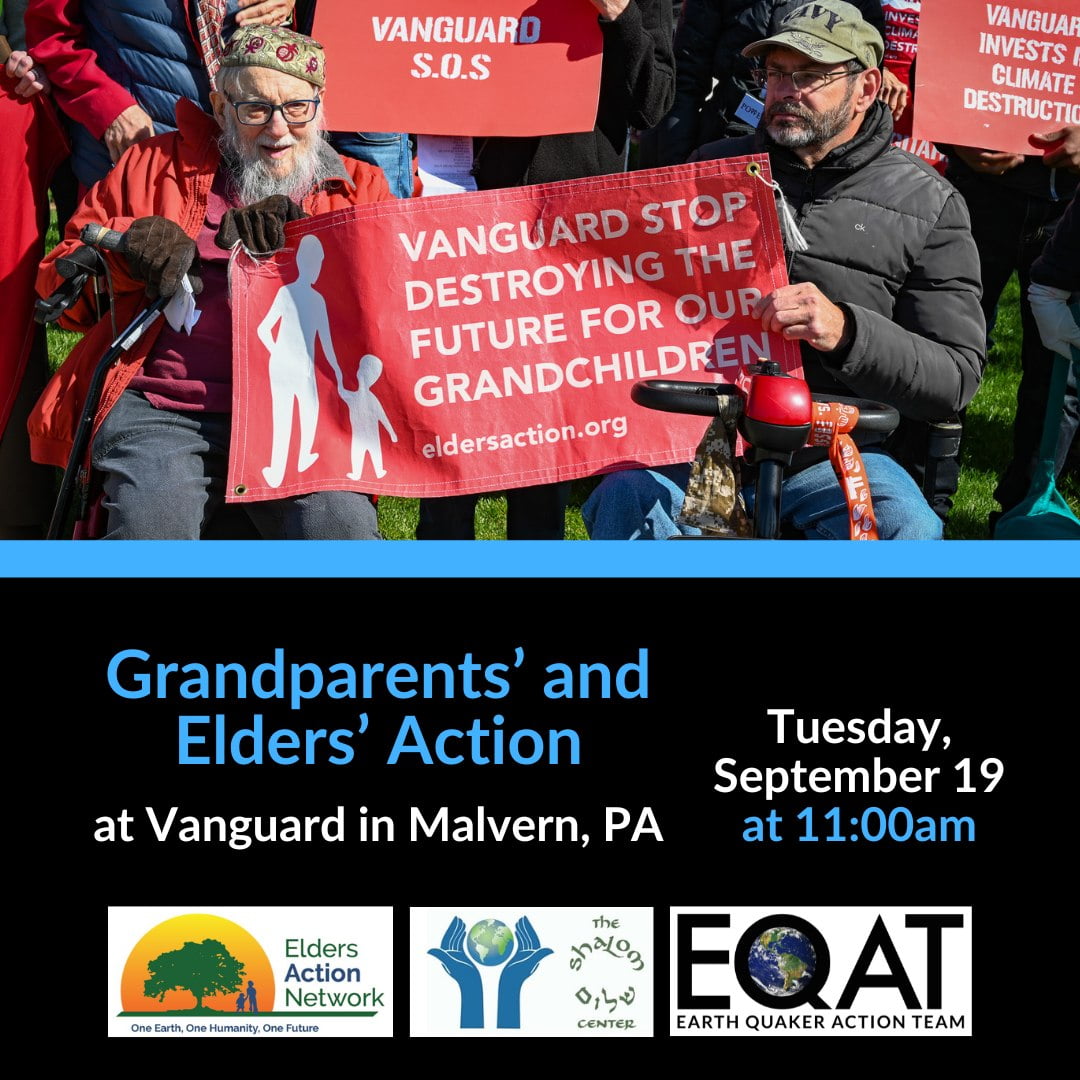 Grandparents Elders Action - Bucks County Beacon - This Grandparents’ Day, Elders Are Protesting Vanguard For Their Children and Grandchildren’s Futures