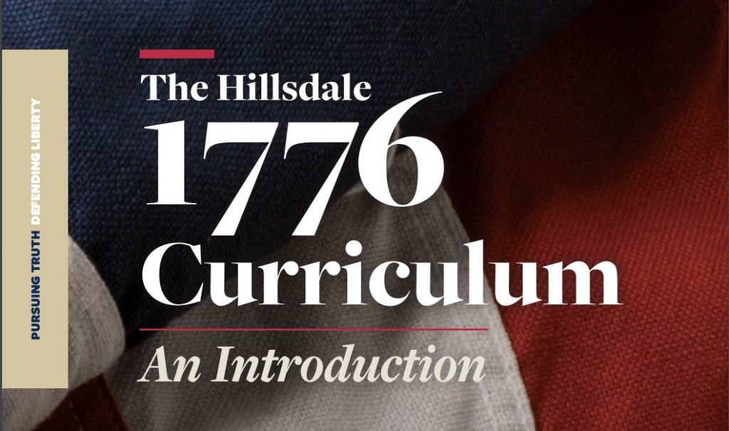 Hillsdale 1776 - Bucks County Beacon - What's In Hillsdale's 1776 Curriculum?