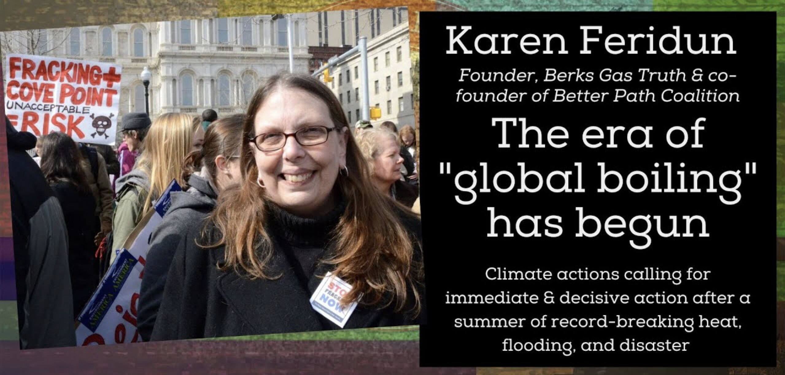Karen Feridun - Bucks County Beacon - Interview: Karen Feridun Wants Governor Shapiro to Do More on Climate Change