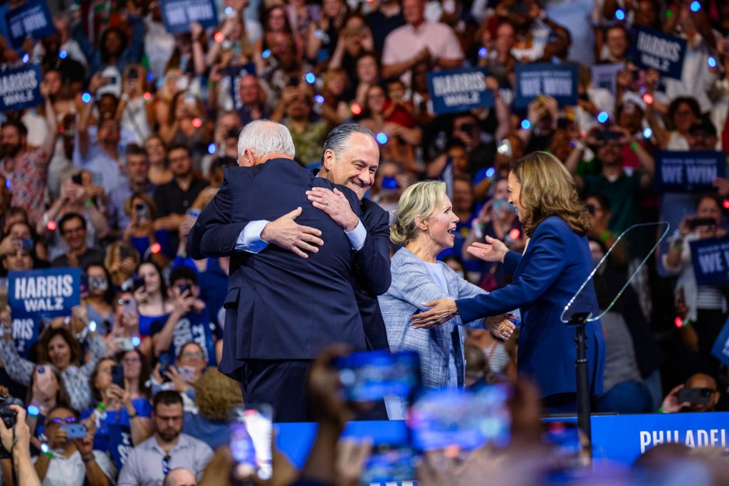 First Families - Bucks County Beacon - Photo Essay: Joyful Warriors Kamala Harris and Tim Walz Launch Democratic Presidential Campaign at Philadelphia Rally to Fight and Win This Election