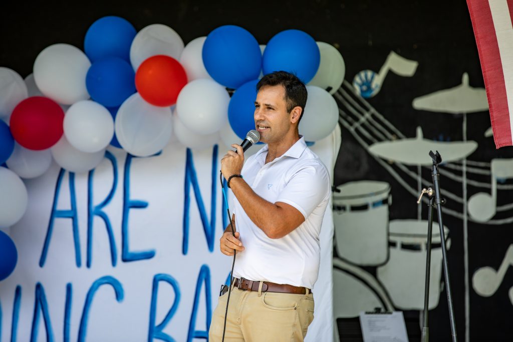 Joe Khan - Bucks County Beacon - Photo Essay: Bucks County Democrats 'Rally for Our Rights' in Morrisville