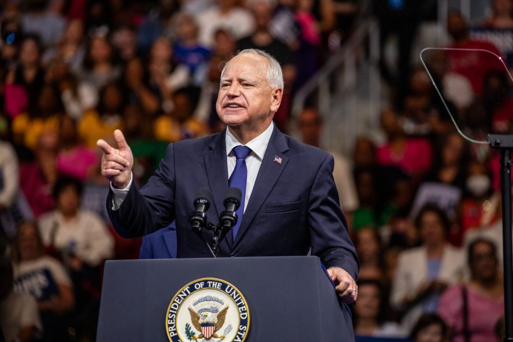 Tim Walz - Bucks County Beacon - Photo Essay: Joyful Warriors Kamala Harris and Tim Walz Launch Democratic Presidential Campaign at Philadelphia Rally to Fight and Win This Election