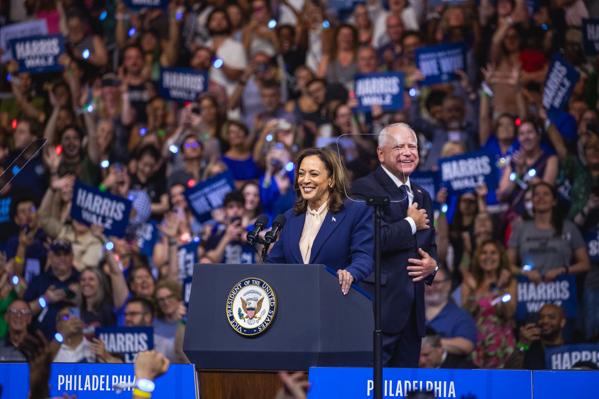 Photo Essay: Joyful Warriors Kamala Harris and Tim Walz Launch ...