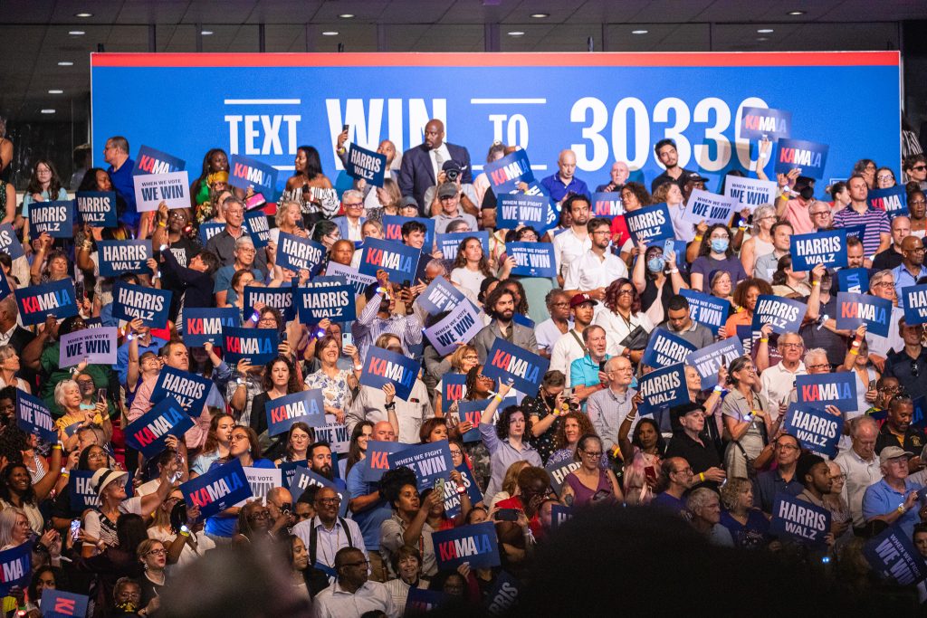 harris walz 3jpg 1 - Bucks County Beacon - Photo Essay: Joyful Warriors Kamala Harris and Tim Walz Launch Democratic Presidential Campaign at Philadelphia Rally to Fight and Win This Election