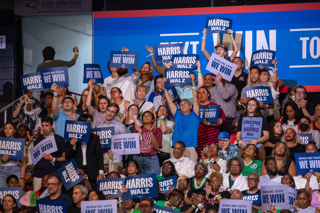 image 7 - Bucks County Beacon - Photo Essay: Joyful Warriors Kamala Harris and Tim Walz Launch Democratic Presidential Campaign at Philadelphia Rally to Fight and Win This Election