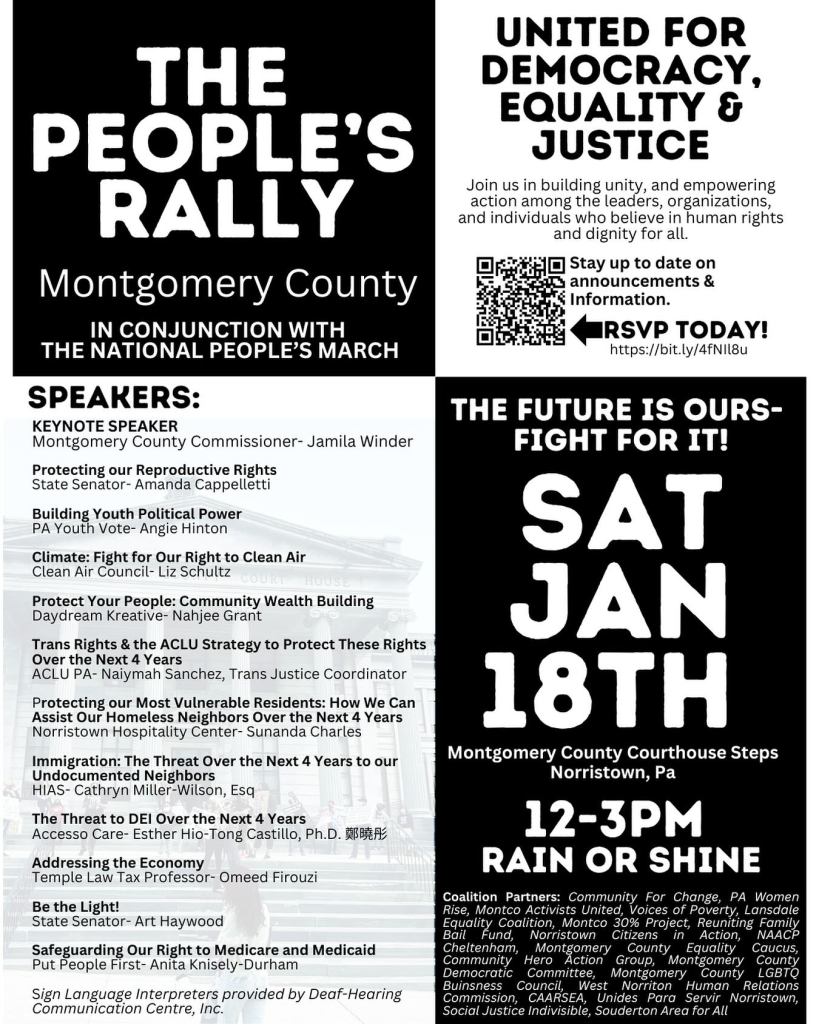 image 2 - Bucks County Beacon - Montgomery County's ‘The People's Rally’ on Saturday Highlights How Resistance to Trump Starts Locally