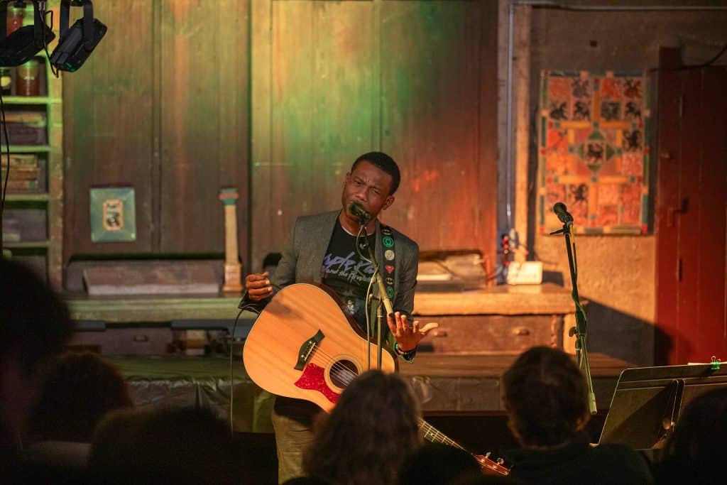 tileworks greg2 - Bucks County Beacon - Dirty Dollhouse's Chelsea Mitchell and Greg Sover Provides a 'Night of Song' to a Sold-Out Show at The TileWorks