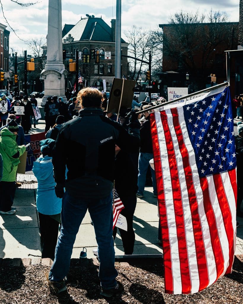 Doylestown 14 - Bucks County Beacon - Photo Essay: Hundreds of Protesters Rally Against Donald Trump and Elon Musk in Doylestown on President's Day