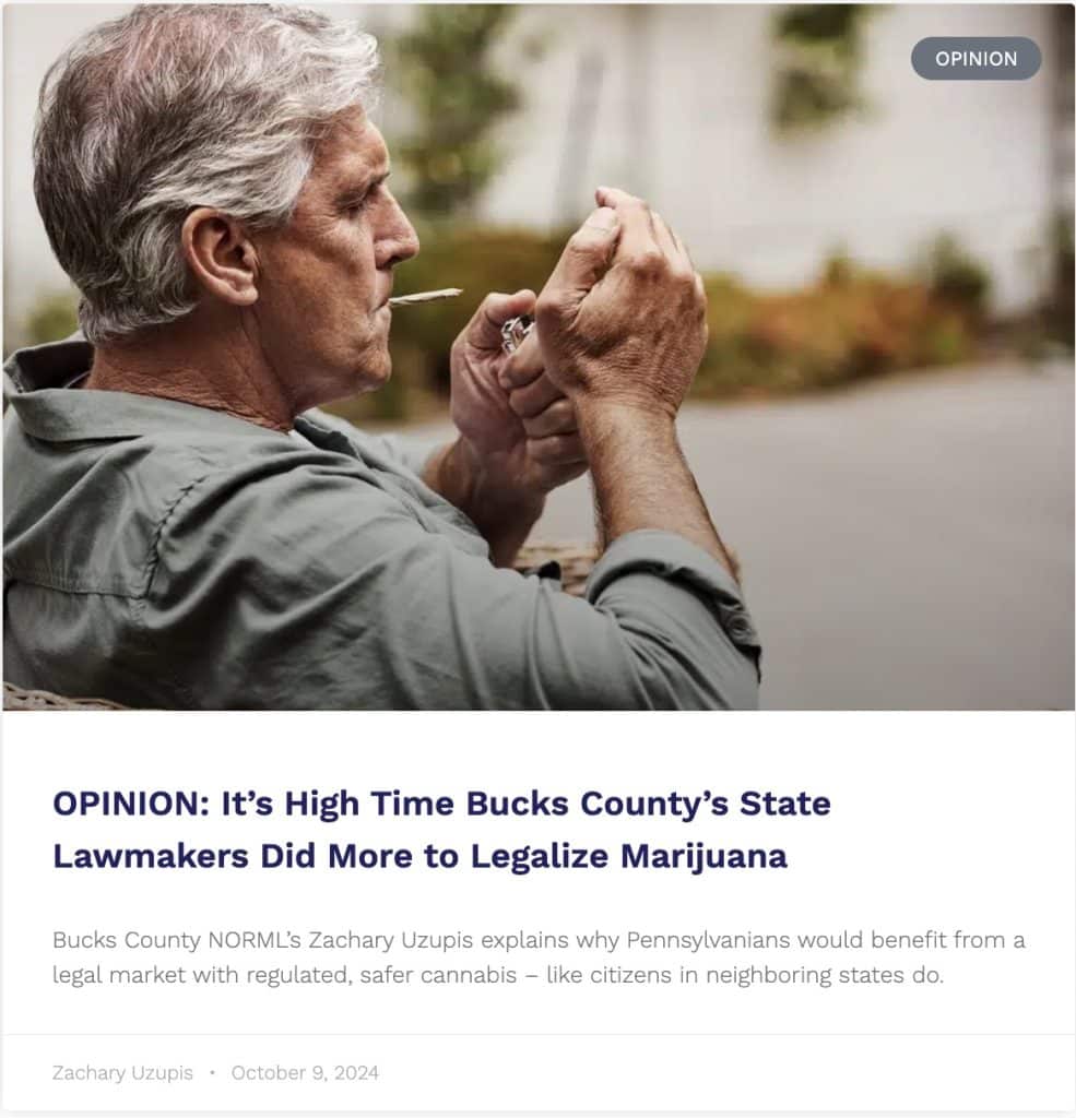 Image 2 25 25 at 6.29 AM - Bucks County Beacon - As Pennsylvania Inches Toward Legalizing Recreational Cannabis, Lawmakers Propose Selling It in State-owned Dispensaries Similar to State Liquor Stores