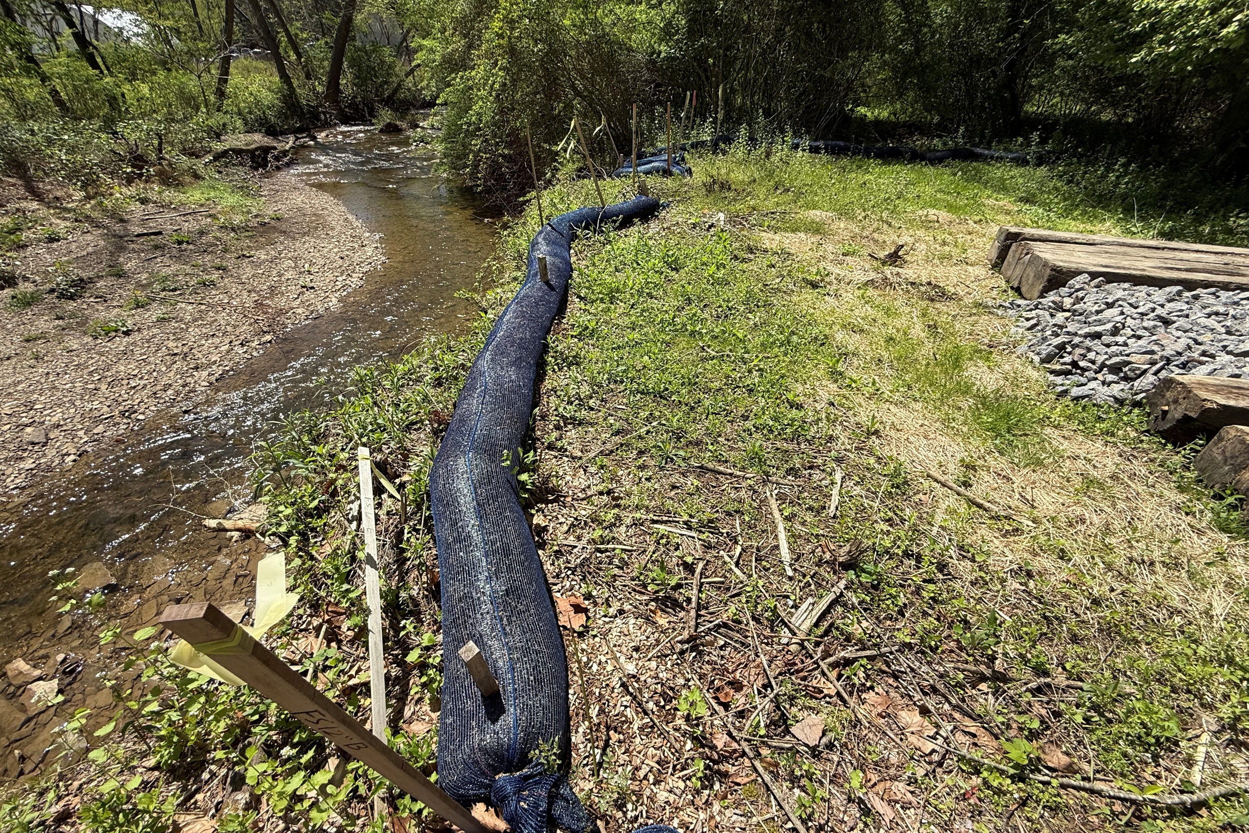 BSC intake site DS view 2 - Bucks County Beacon - Pennsylvania Fracking Company Surrenders Water Permits Over Concerns About Stream Flow