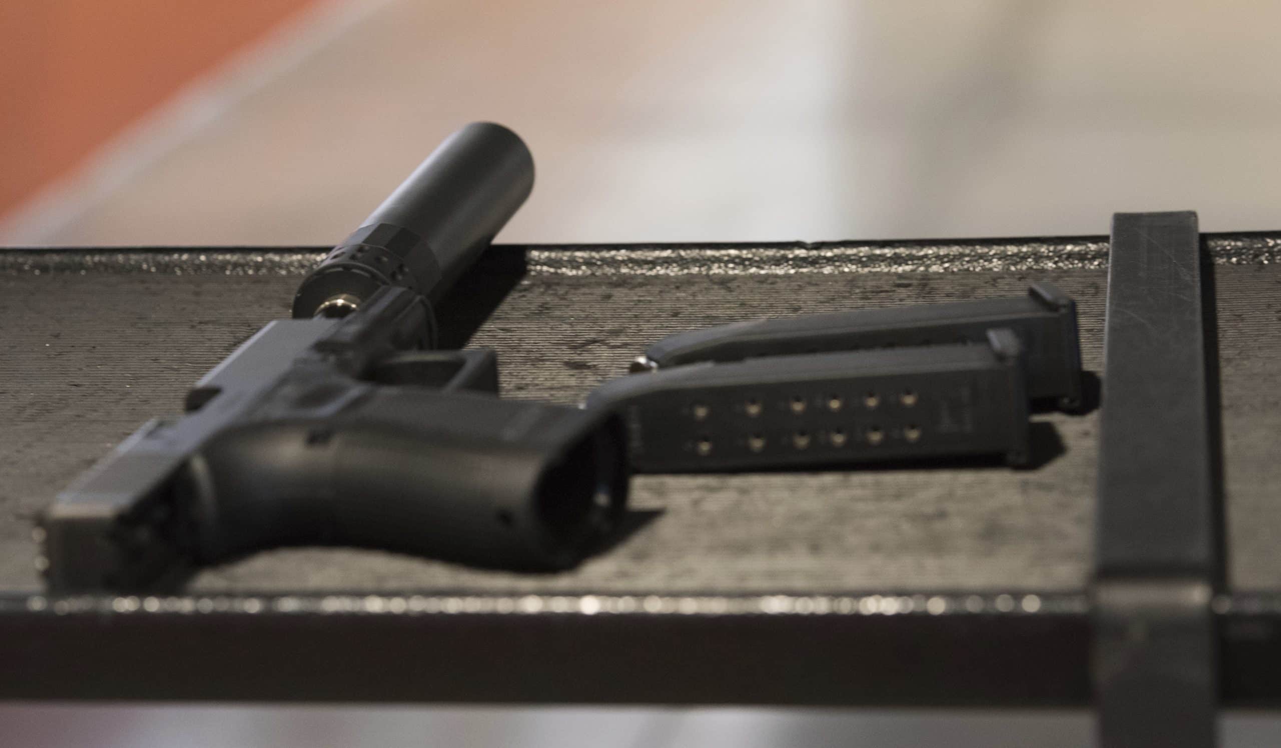 Gun Silencer scaled - Bucks County Beacon - This GOP Budget Bill Gun Law Change Threatens Lives