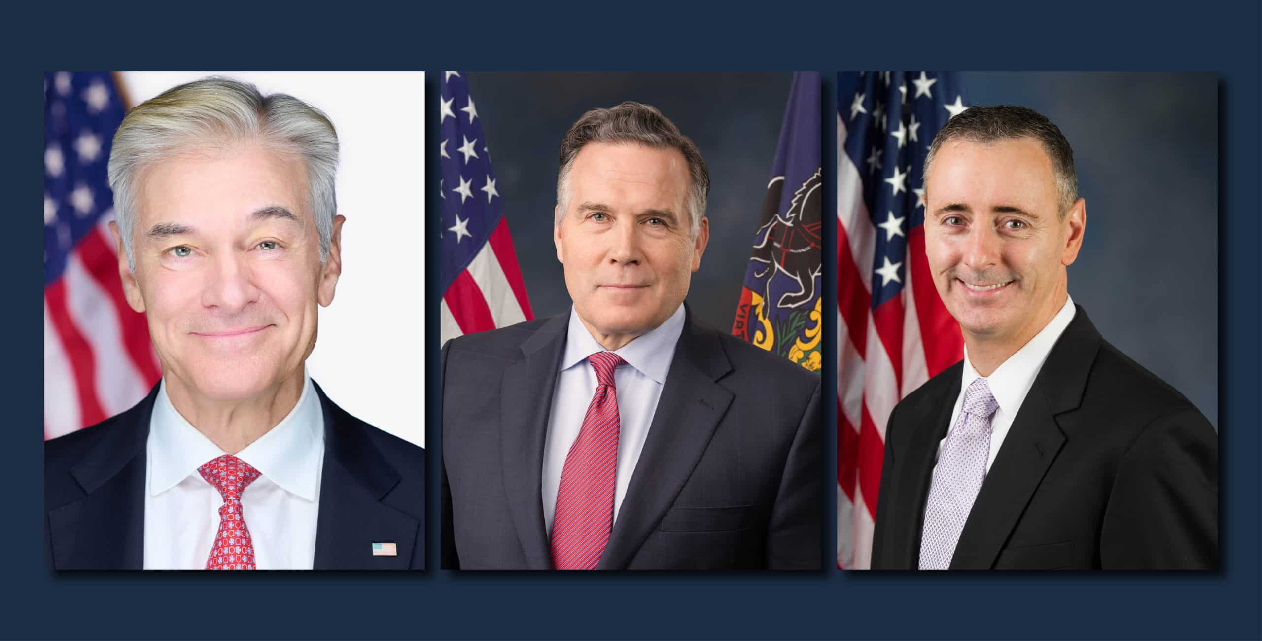 Oz McCormick Fitzpatrick scaled - Bucks County Beacon - Dr. Oz, Senator David McCormick, and Representative Brian Fitzpatrick Want My Son to Prove That He Matters Enough to Keep Access to Medicaid