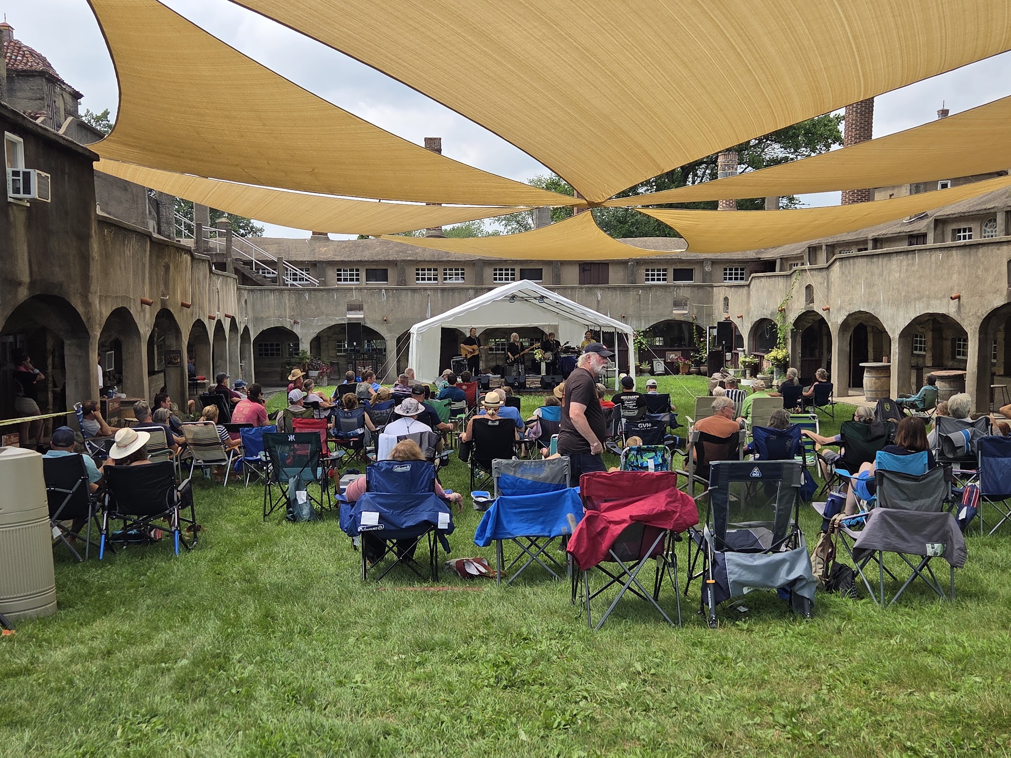 Bluegrass Fest Mercer 1 - Bucks County Beacon - Bluegrass Fans Enjoy Summer Concert at Doylestown’s TileWorks