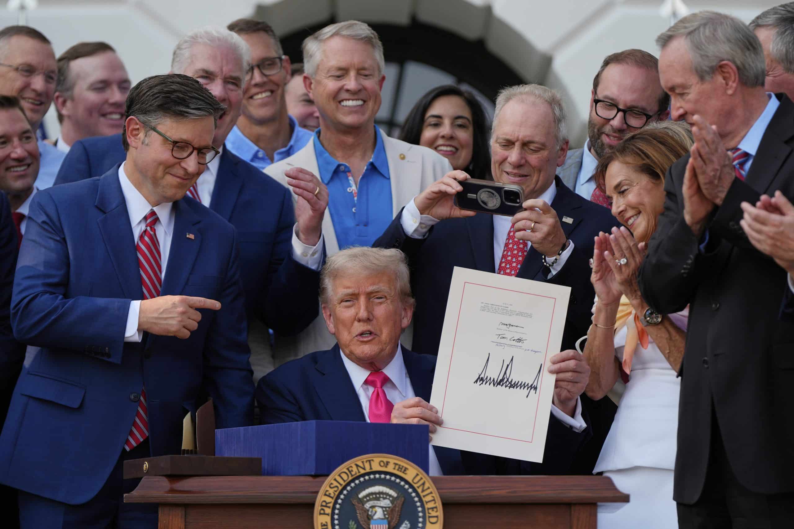 Trump Signs GOP Budget scaled - Bucks County Beacon - Donald Trump Transformed the GOP Into His Own MAGA Party