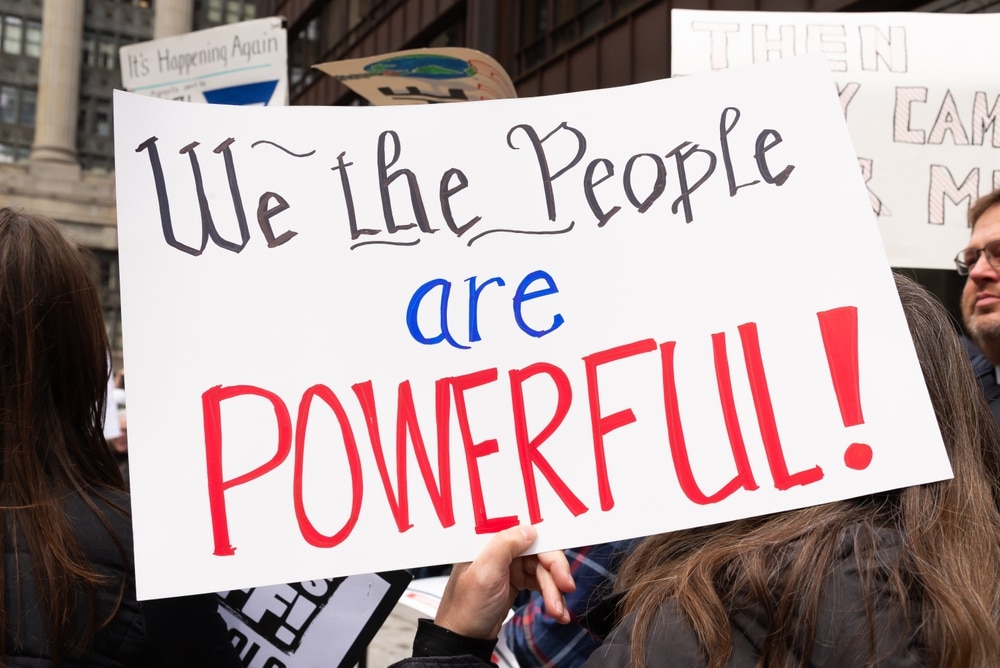 We the People Protest Democracy - Bucks County Beacon - Upper Bucks United Is Movement Building in Upper Bucks County