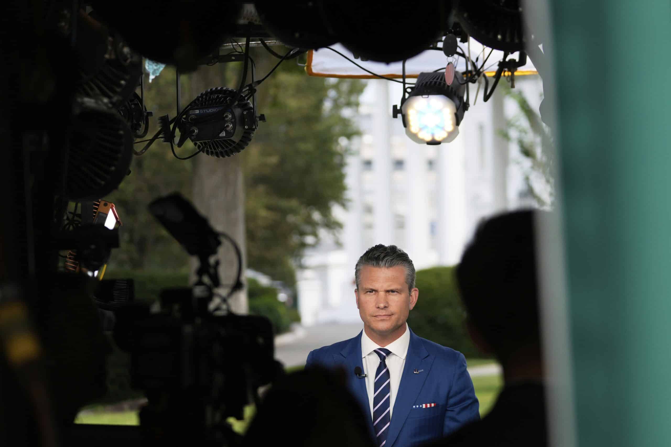 AP25219755794177 scaled - Bucks County Beacon - Defense Secretary Hegseth Promotes Video Featuring Christian Nationalist Pastors Promoting Theocratic, Patriarchal Society Where Women Can't Vote