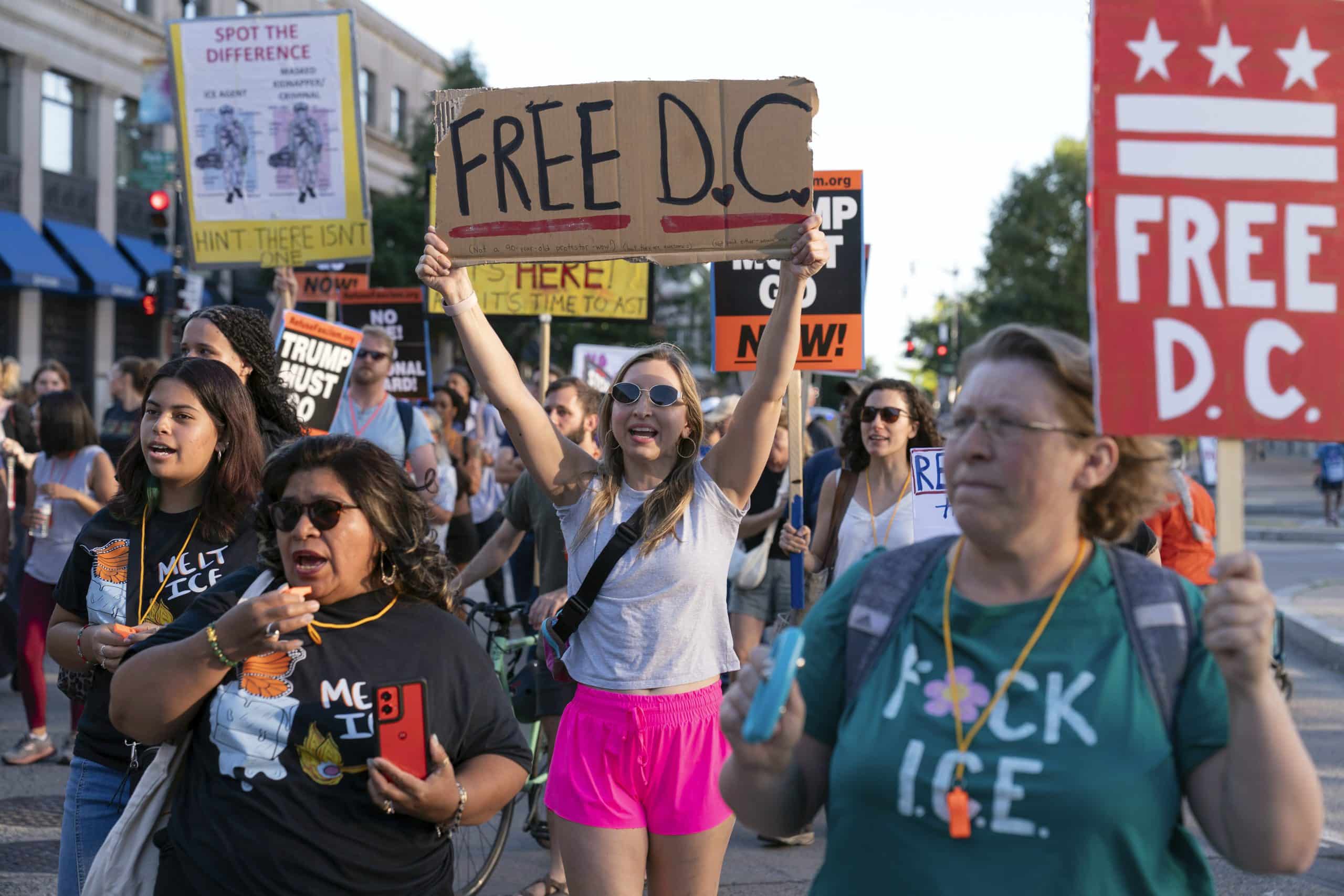 DC Against Occupation scaled - Bucks County Beacon - 5 Takeaways From DC’s Organized Resistance to Trump's Military Occupation