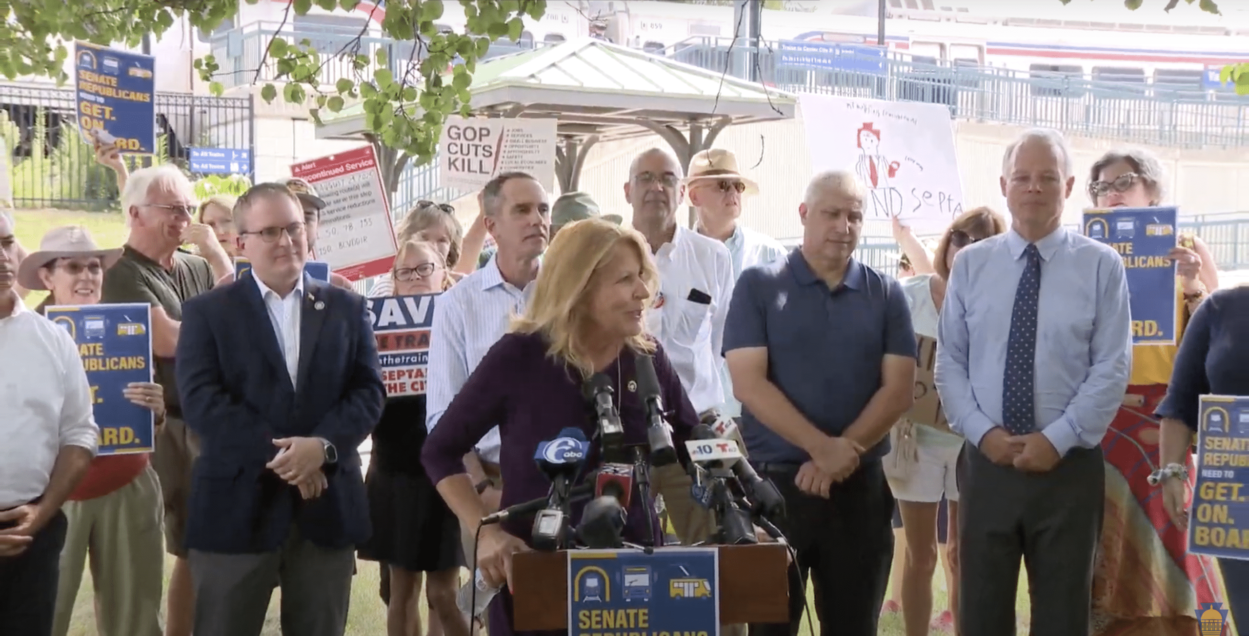 SEPTA Press Conference scaled - Bucks County Beacon - Bucks County Democratic Lawmakers Speak Out on SEPTA Funding Crisis, Criticize State Senate Republicans for Failing to Reach Sustainable Solution