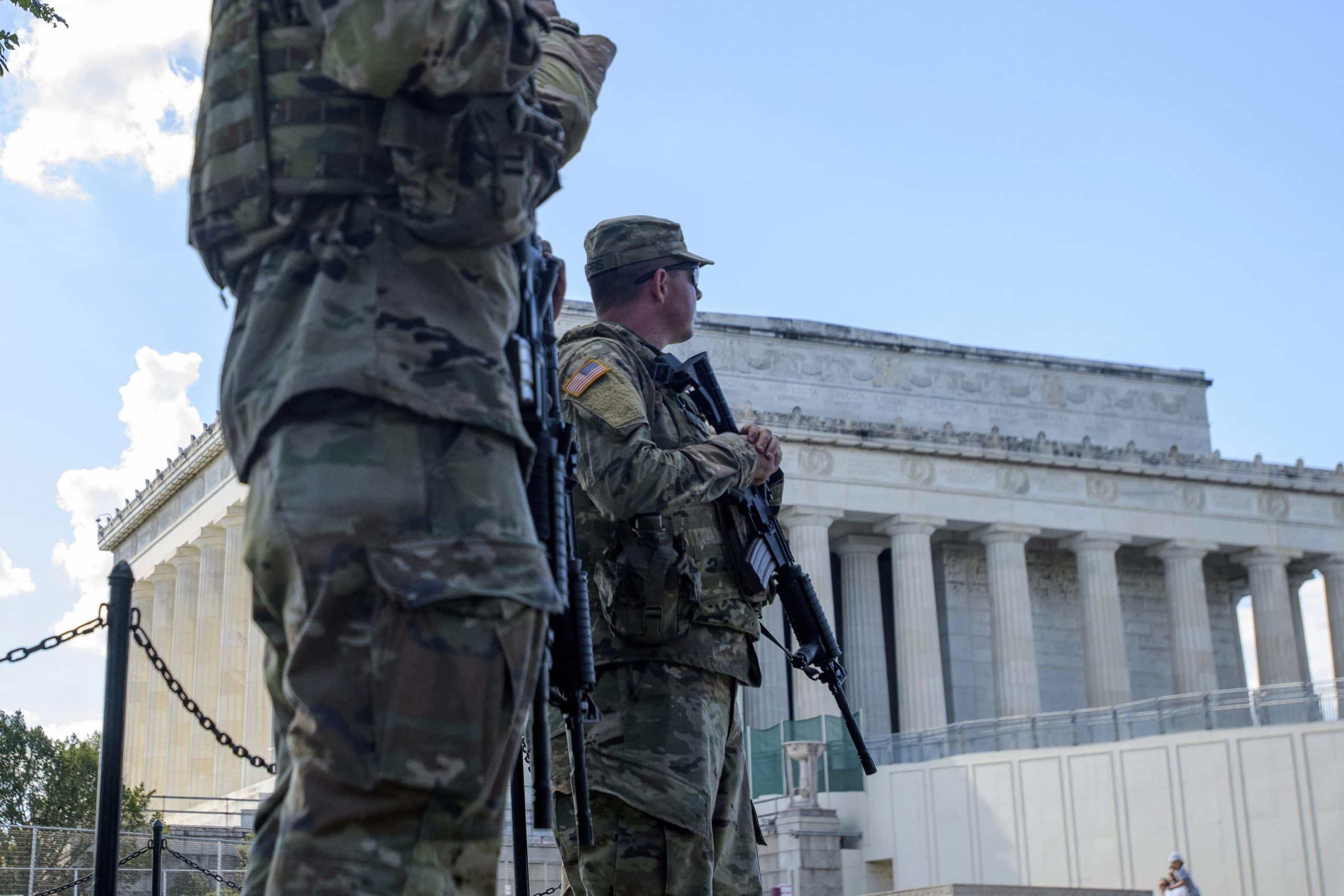 Trump Delpoys National Guard scaled - Bucks County Beacon - OPINION: Trump’s Troop Deployments in Cities Across the US Are Dress Rehearsals for Nullifying Your Vote