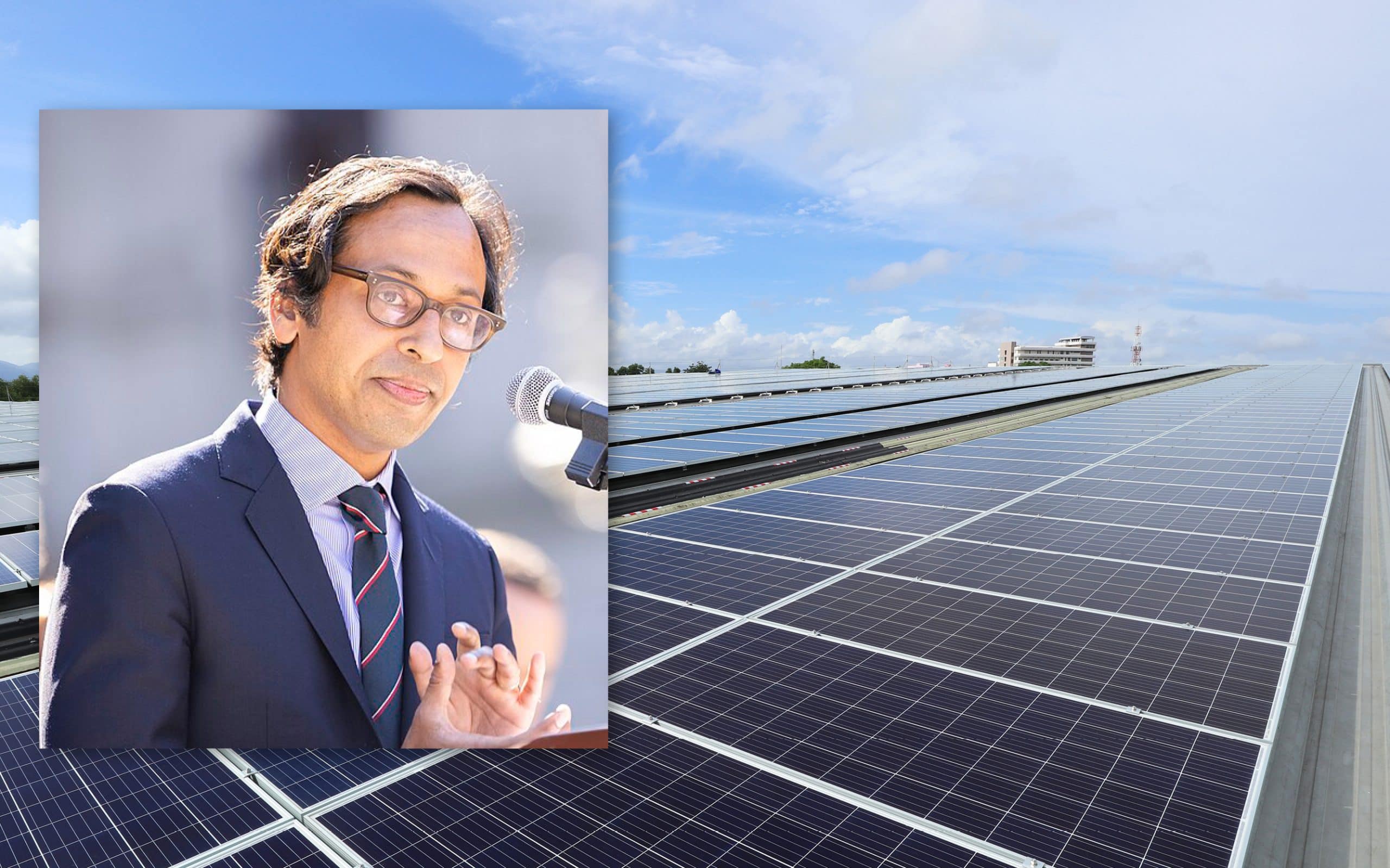 saval solar scaled - Bucks County Beacon - PA State Sen. Nikil Saval Introduces Solar Panel Bill