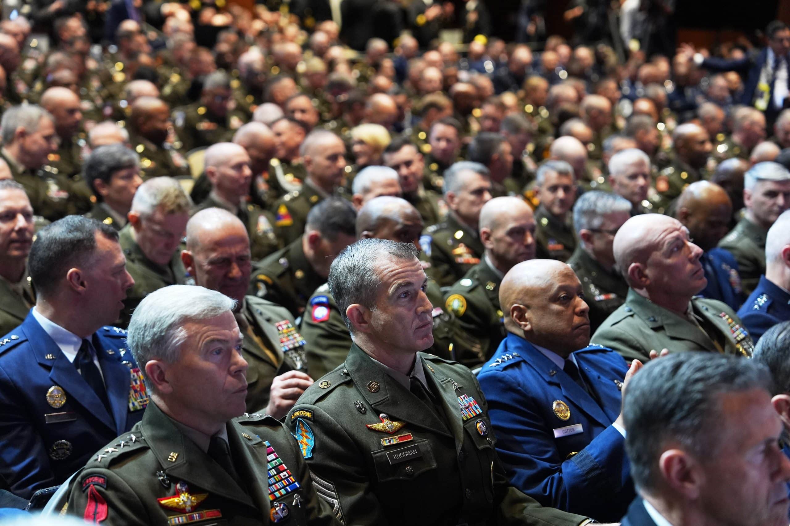 Trump Pentagon Meeting scaled - Bucks County Beacon - Trump Tells Military Brass 'We’re Under Invasion From Within' and US Cities Should Be 'Training Grounds for Our Military'