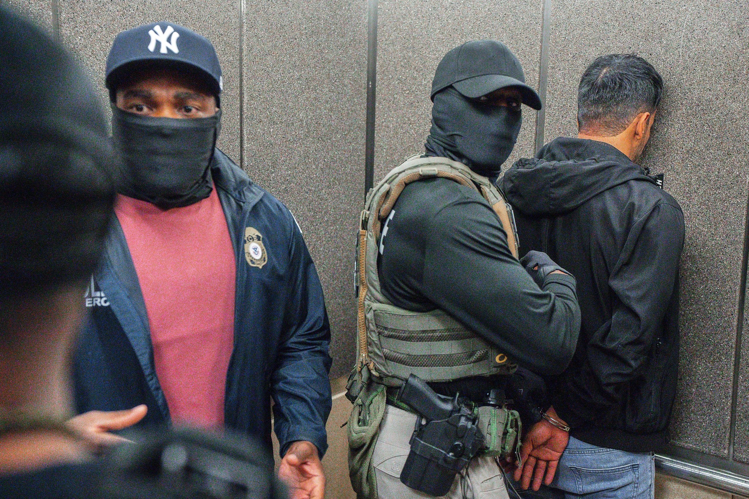 Masked ICE Agent NYC scaled - Bucks County Beacon - The Brutality Is the Message: The Trump Administration and ICE's Violence Against Immigrants and Their Advocates