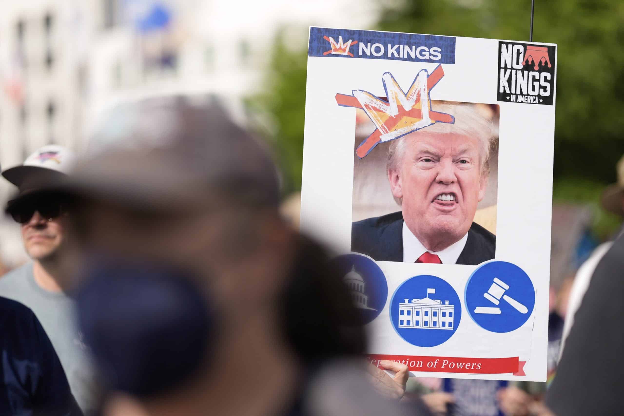 No Kings Protest Trump BC scaled - Bucks County Beacon - Where to Find ‘No Kings’ Rallies in Bucks County on October 18