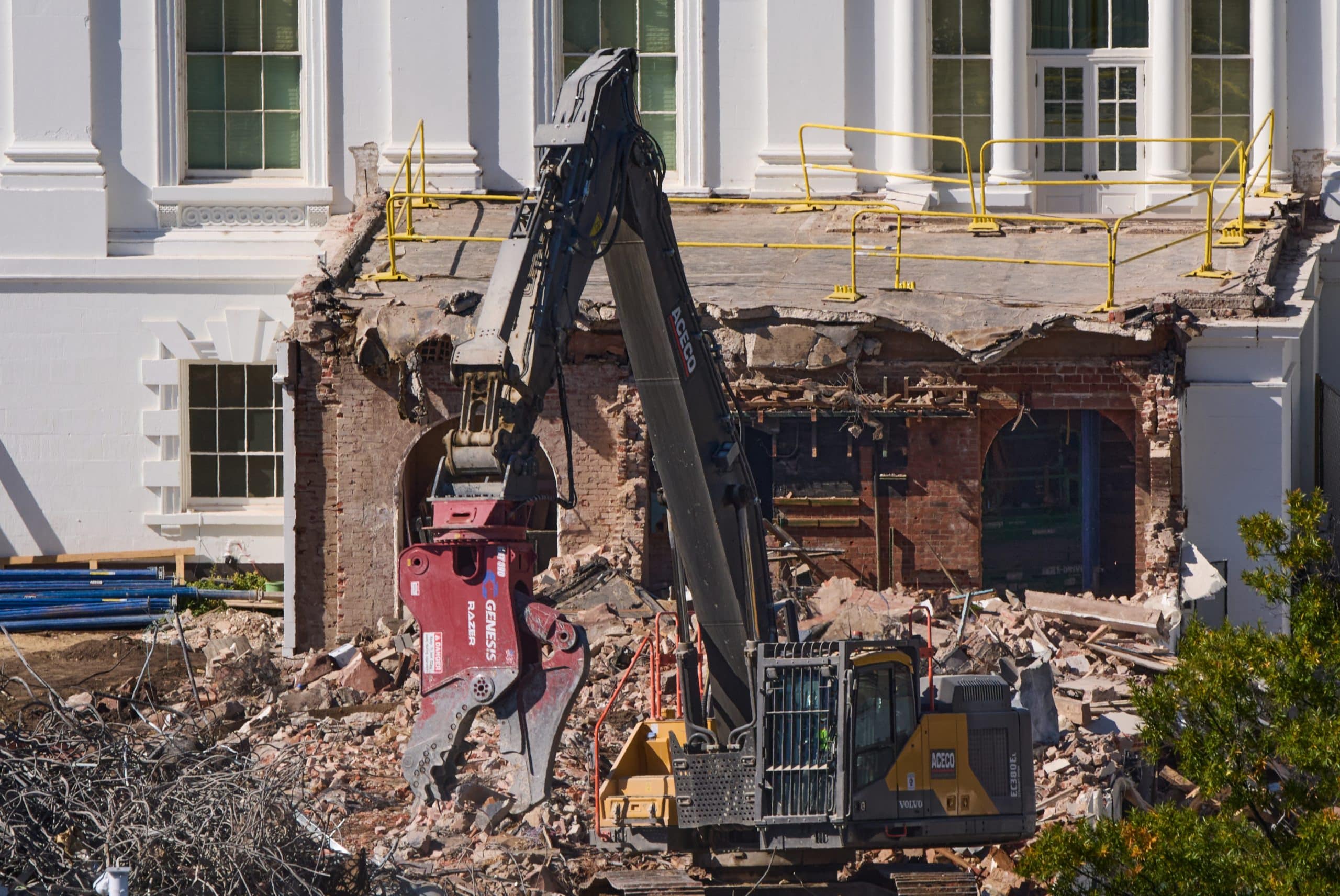 White House Demolition 1 scaled - Bucks County Beacon - OPINION: The Trump Administration’s Demolition of Democracy  