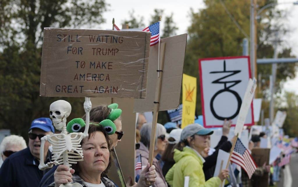 image 3 - Bucks County Beacon - Photo Essay: Thousands of Democracy Defenders Protest Trump at 'No Kings' Rallies Throughout Bucks County