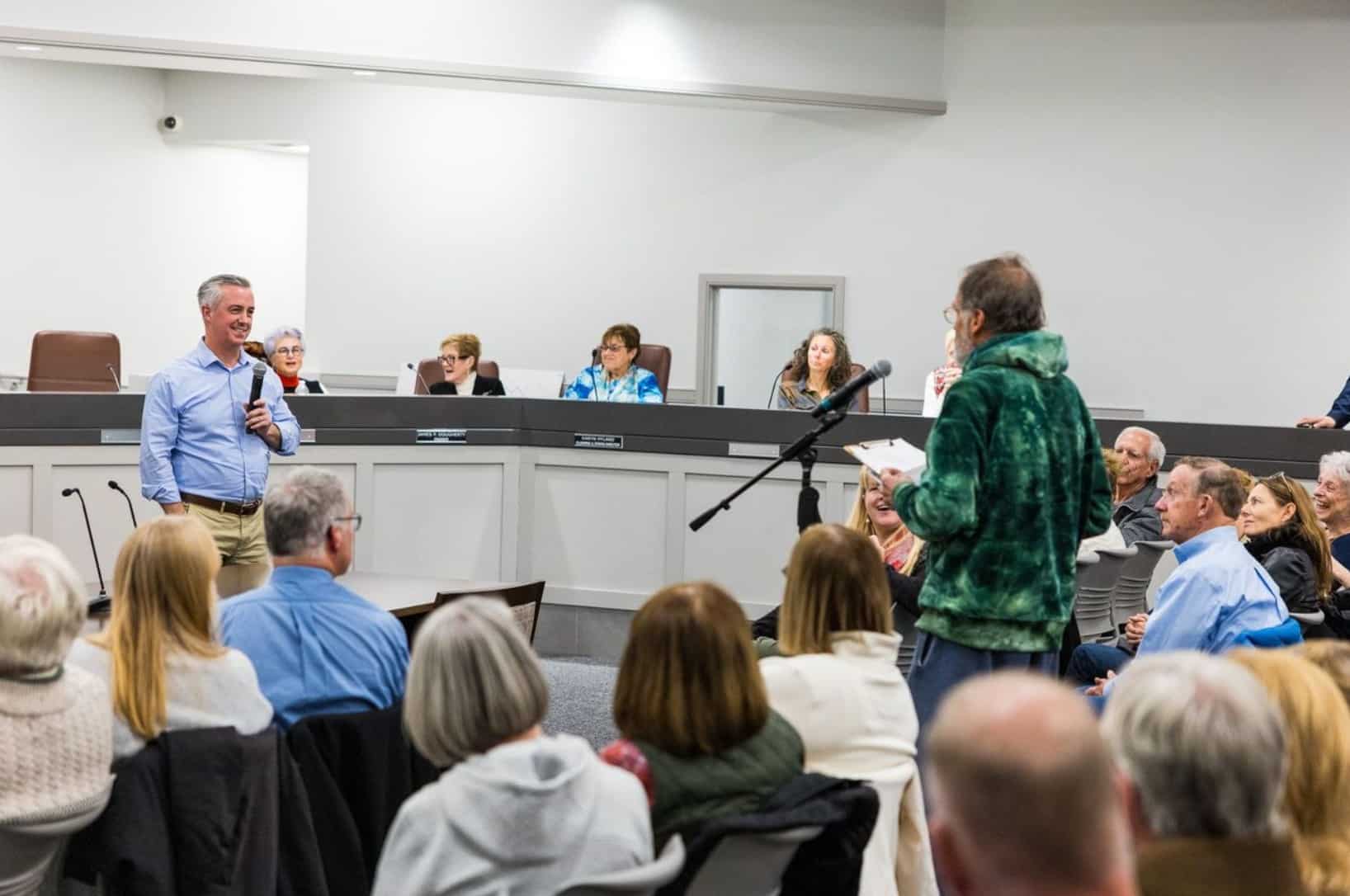 Bob Harvie Steve Cickay - Bucks County Beacon - OPINION: PA-01 Congressional Candidate Bob Harvie Is Not Afraid of Town Halls Like Incumbent Brian Fitzpatrick